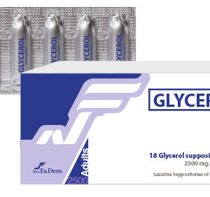 GLYCEROL NEWFADEM ADULTS SUPPOSITORIES 2500mg