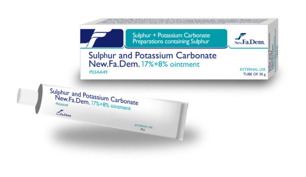 SULPHUR AND POTASSIUM CARBONATE NEWFADEM 30g